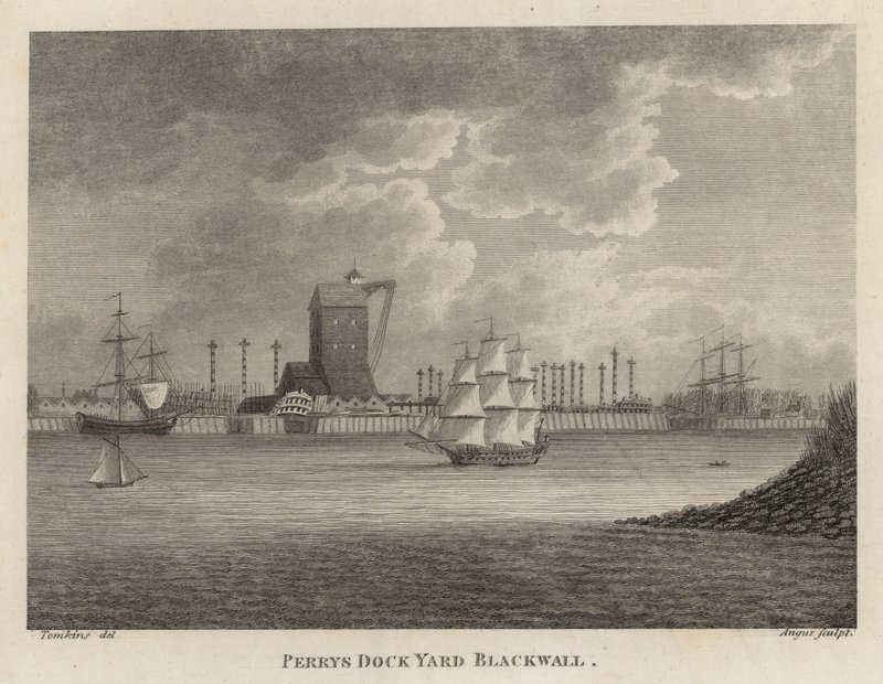 Perrys Dock Yard, Blackwell autorstwa English School