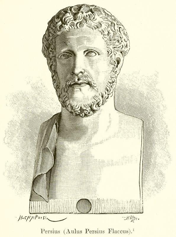 Persius (Aulus Persius Flaccus) autorstwa English School