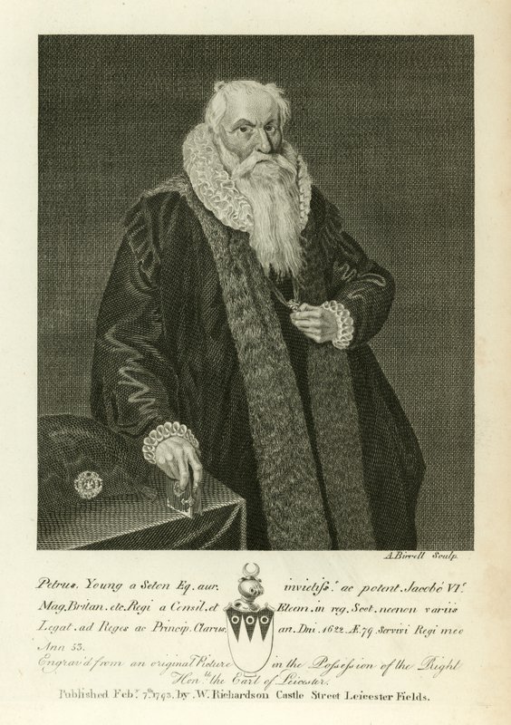 Peter Young a Seton autorstwa English School