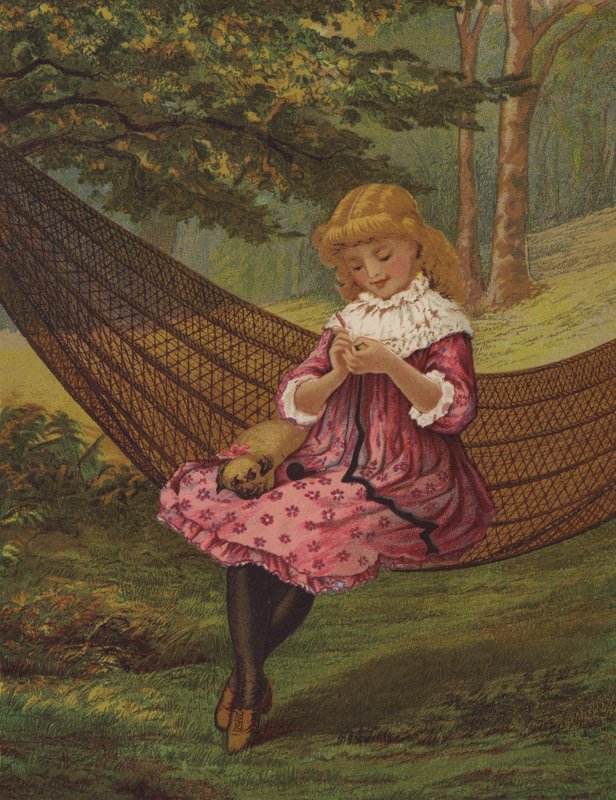 Playful Work (chromolitho) autorstwa English School