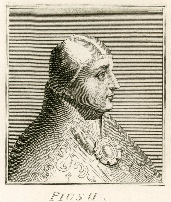 Papież Pius II autorstwa English School