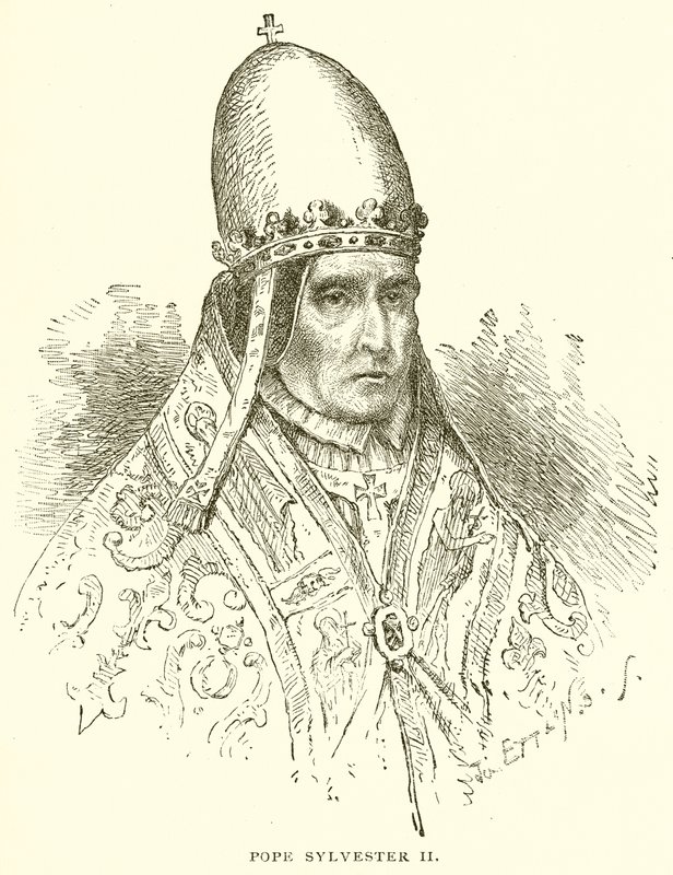 Papież Sylwester II autorstwa English School