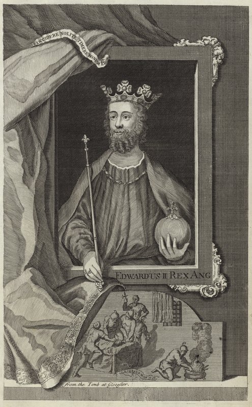 Portret Edwarda II z Anglii autorstwa English School