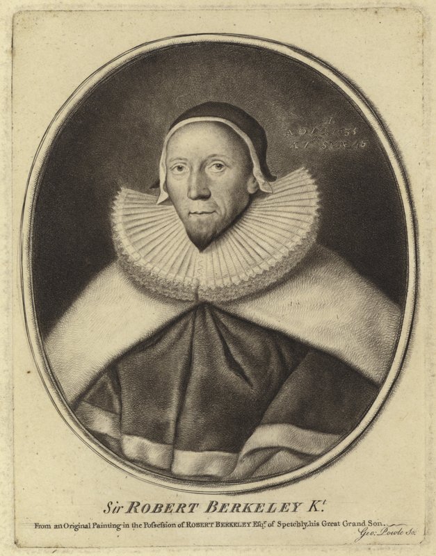 Portret sir Roberta Berkeley autorstwa English School