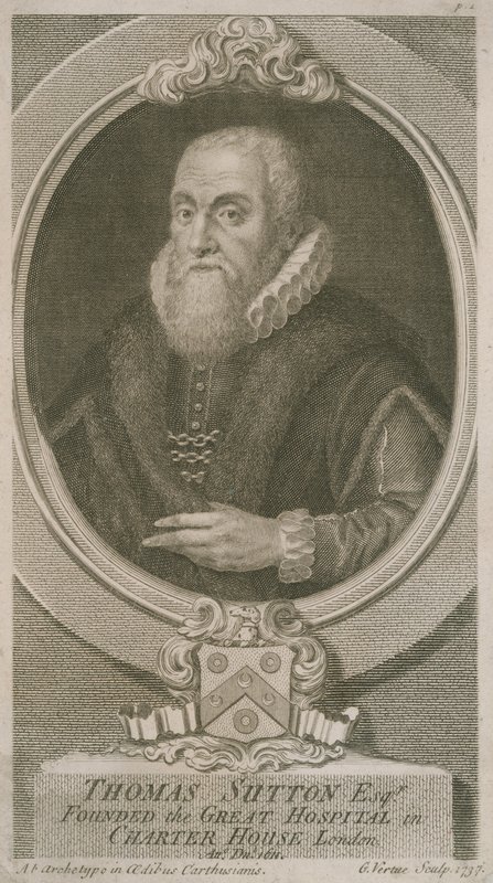 Portret Thomasa Suttona autorstwa English School