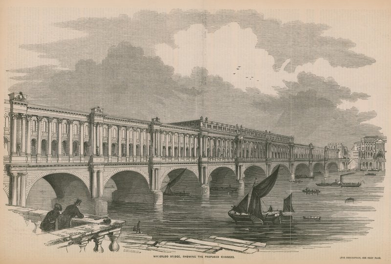 Proponowane zmiany w Waterloo Bridge autorstwa English School