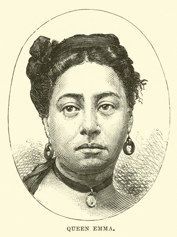 Królowa Emma autorstwa English School