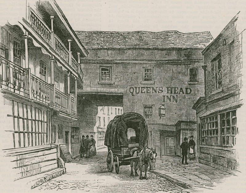 Queens Head, Southwark autorstwa English School