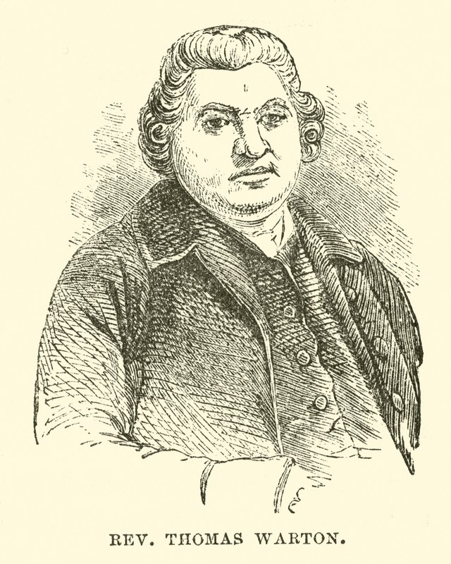 Ks. Thomas Warton (rycina) autorstwa English School