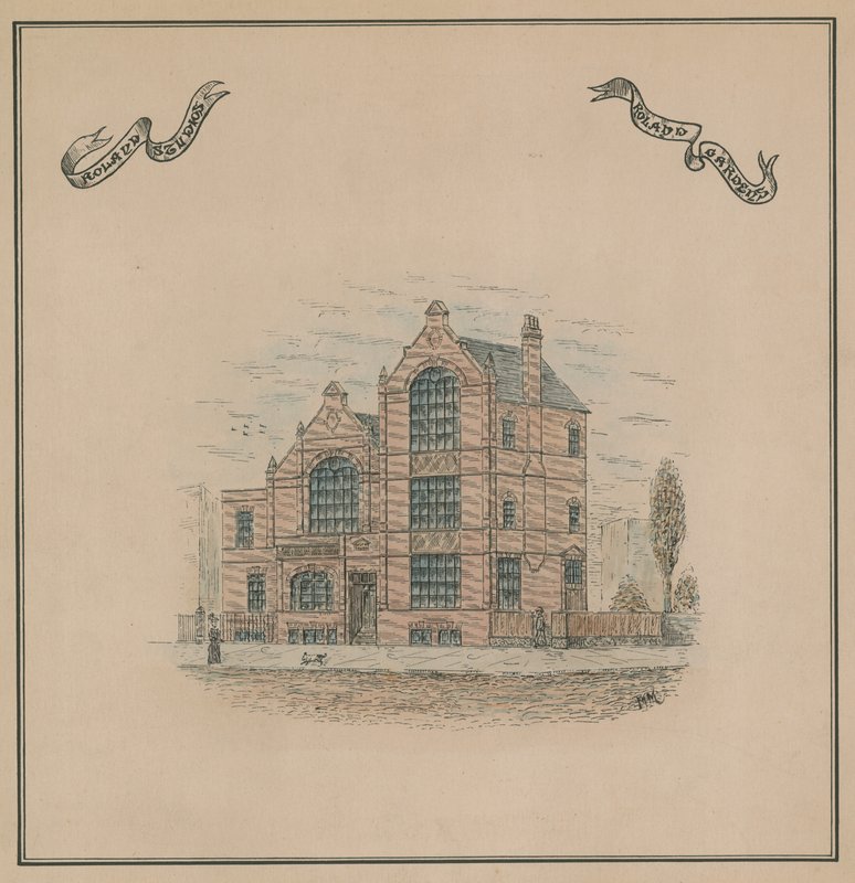 Roland Gardens, South Kensington, Londyn autorstwa English School