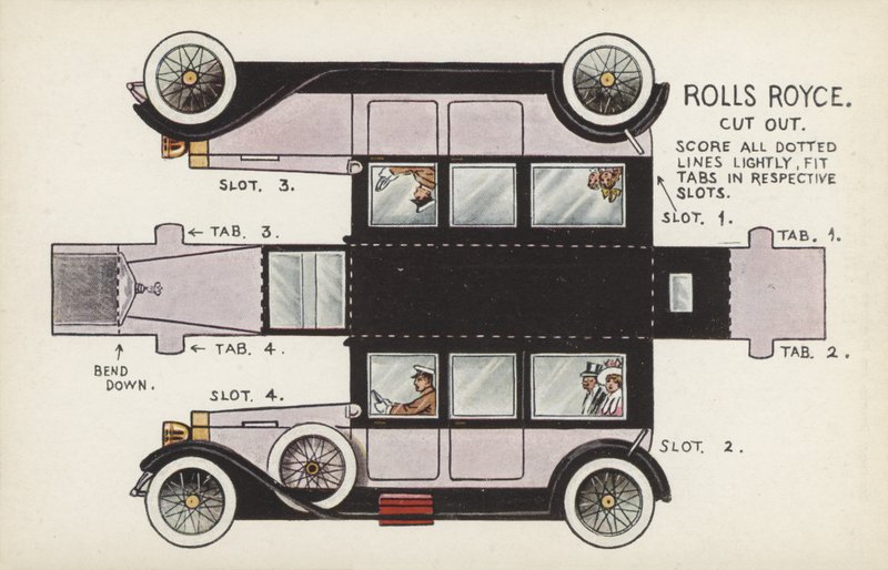 Rolls Royce Cut Out (kolor lito) autorstwa English School