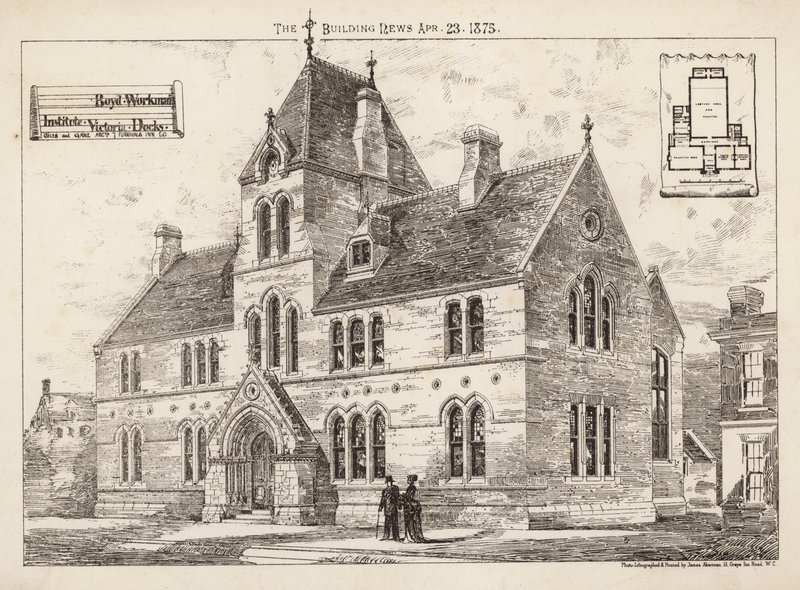 Royal Workmans Institute, Victoria Docks autorstwa English School