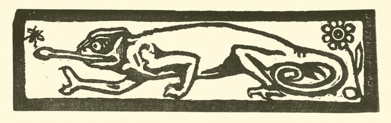 Salamandra (drzeworyt) autorstwa English School