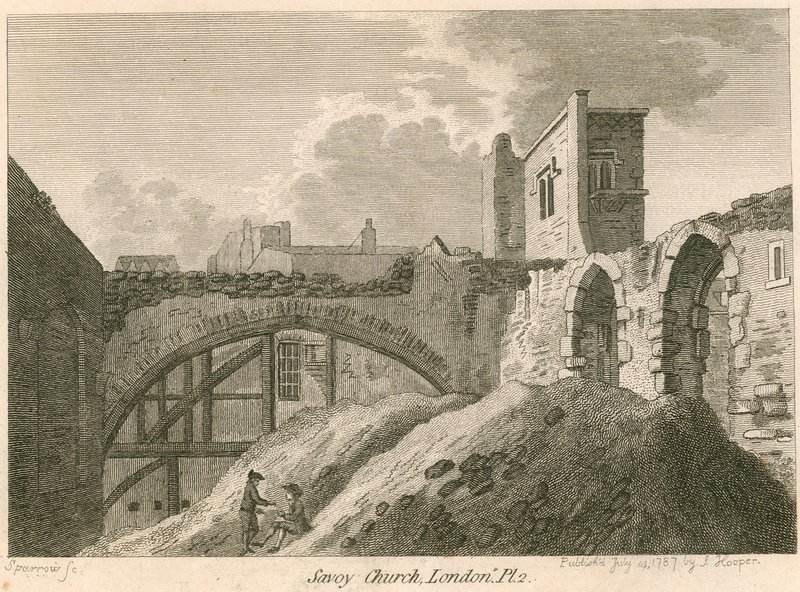 Kościół Savoy, Londyn autorstwa English School