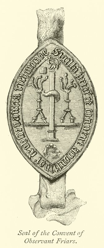 Pieczęć Klasztoru Braci Ścisłych autorstwa English School