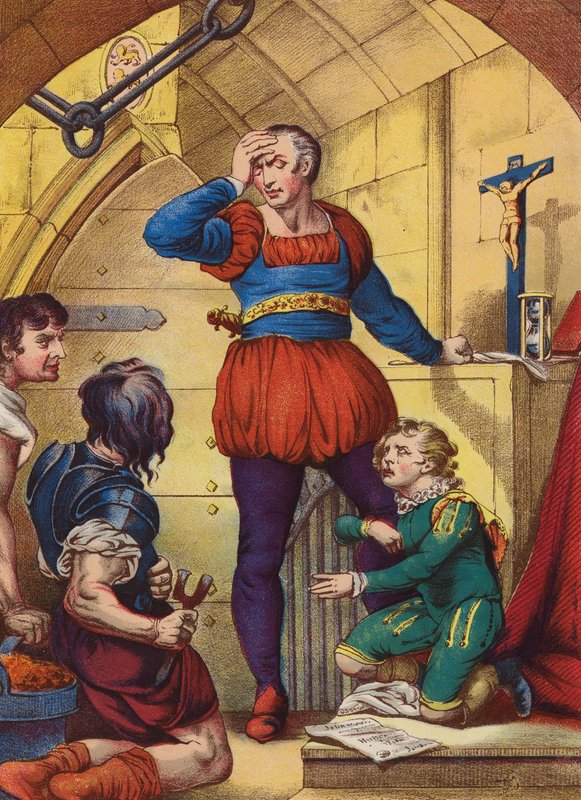 Szekspir: Król Jan (chromolitho) autorstwa English School