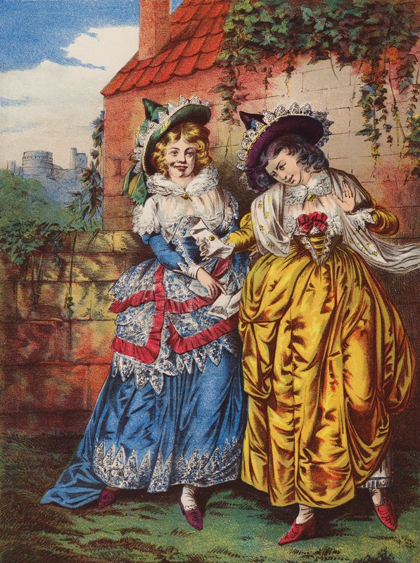 Szekspir: Wesołe kumoszki z Windsoru (chromolitho) autorstwa English School
