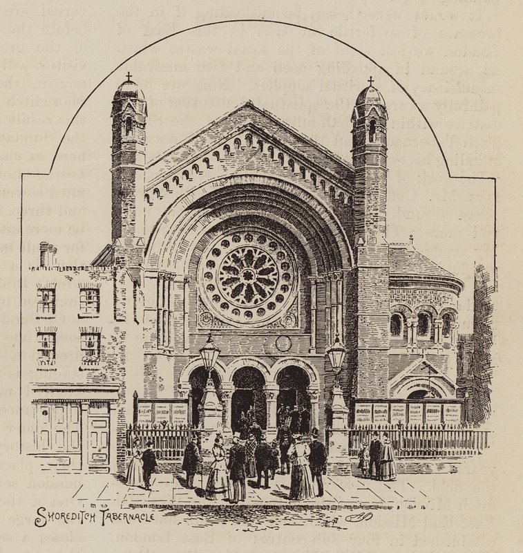 Shoreditch Tabernacle (grawerunek) autorstwa English School