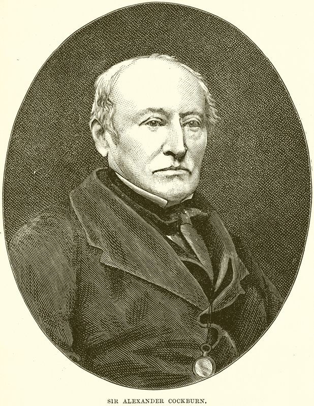 Sir Alexander Cockburn autorstwa English School