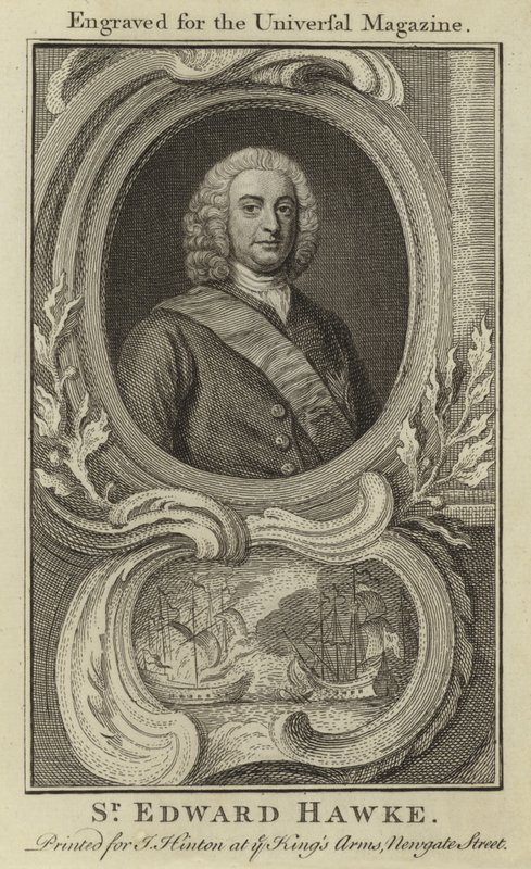Sir Edward Hawke autorstwa English School