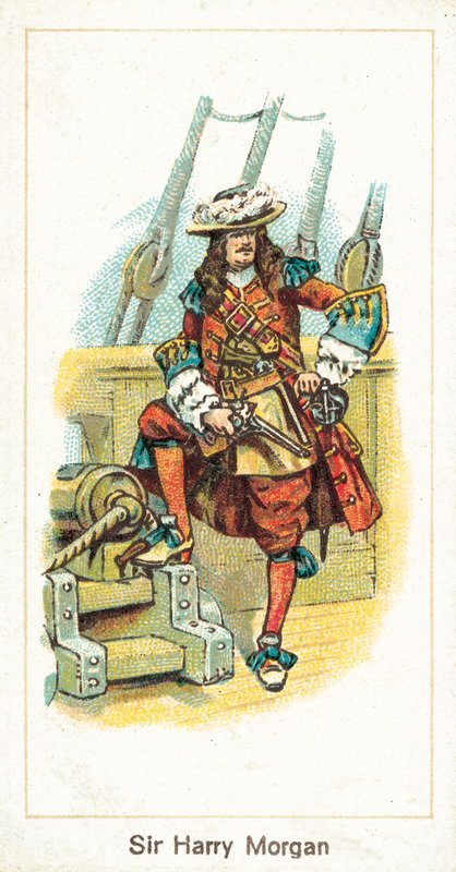 Sir Harry Morgan (chromolitho) autorstwa English School