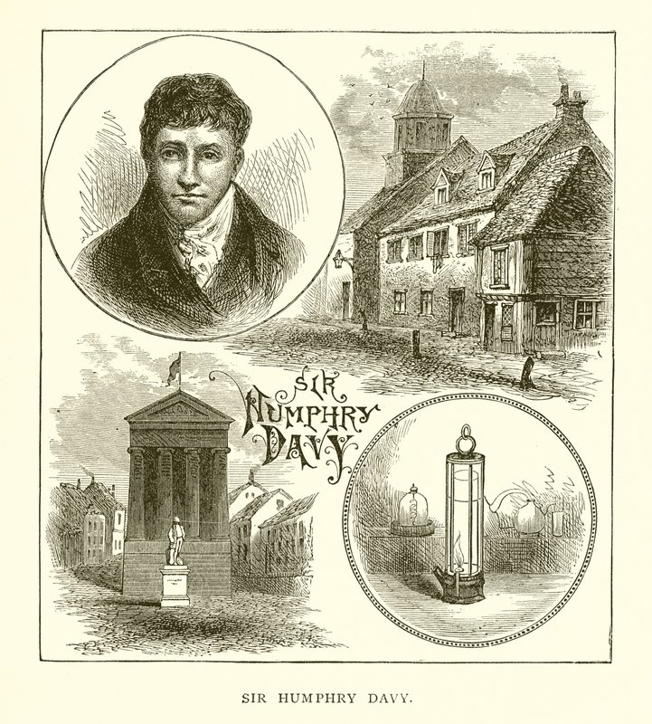 Sir Humphry Davy autorstwa English School