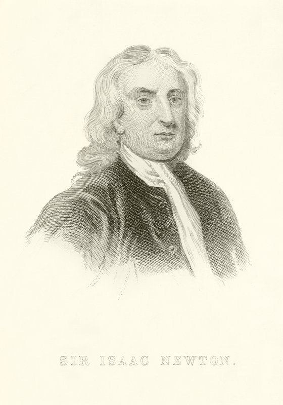 Sir Isaac Newton autorstwa English School