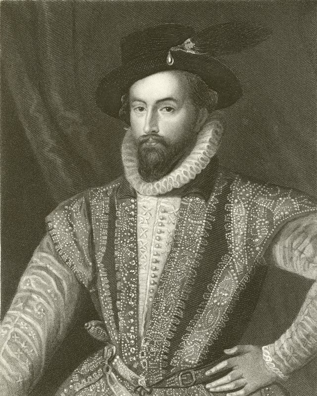 Sir Walter Raleigh autorstwa English School