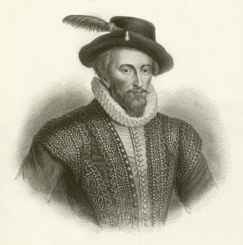 Sir Walter Raleigh autorstwa English School