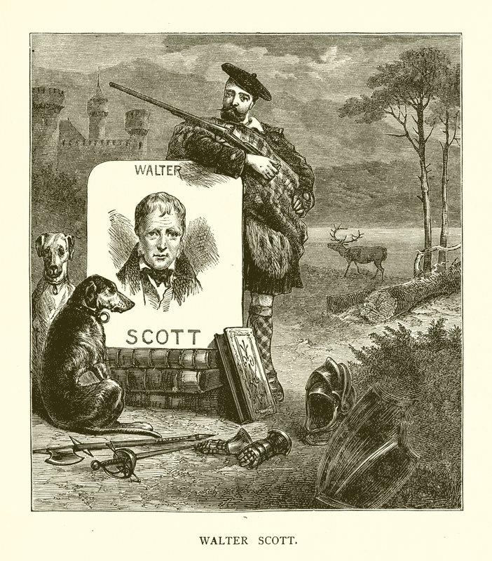 Sir Walter Scott autorstwa English School