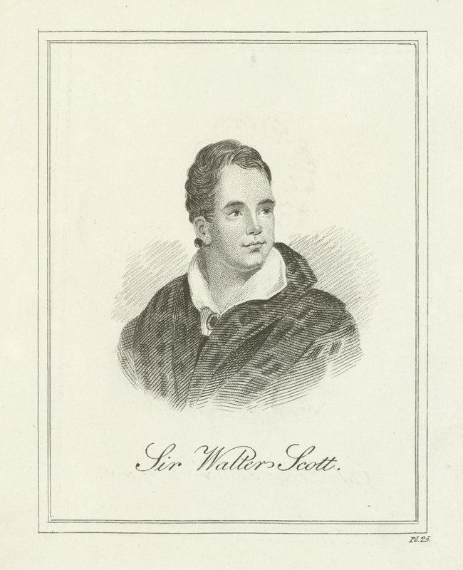Sir Walter Scott autorstwa English School