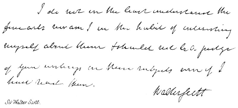 Sir Walter Scott autorstwa English School