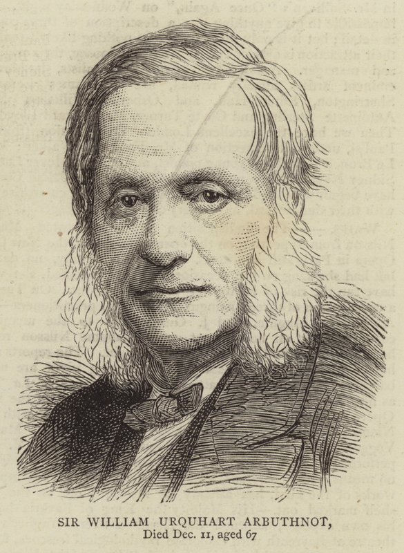 Sir William Urquhart Arbuthnot (grafika) autorstwa English School