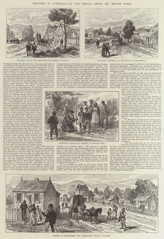 Szkice w Australii (grafika) autorstwa English School