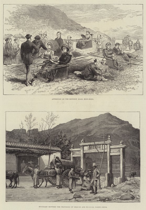 Szkice Chin (grafika) autorstwa English School