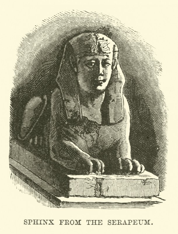 Sfinks z Serapeum autorstwa English School