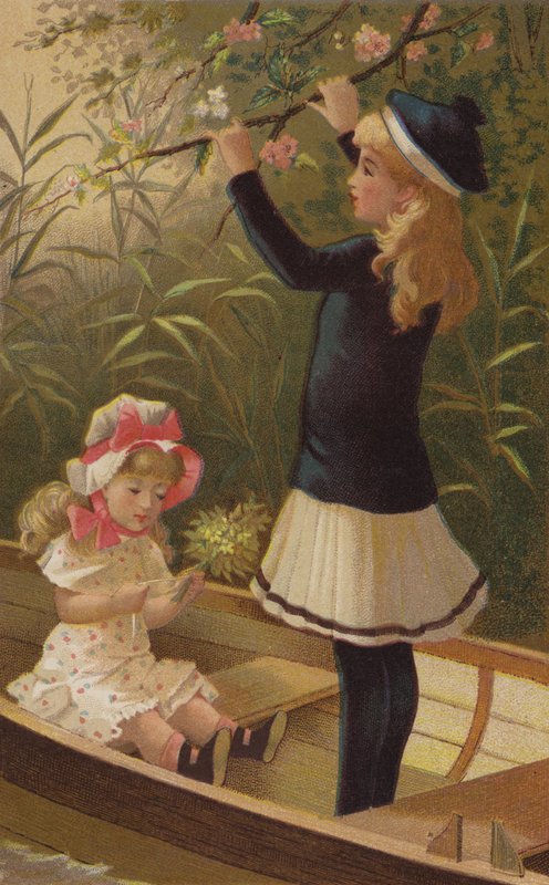 Wiosenne kwiaty (chromolitho) autorstwa English School