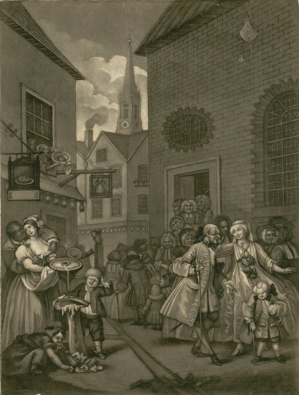 St Giles na polach, Londyn autorstwa English School