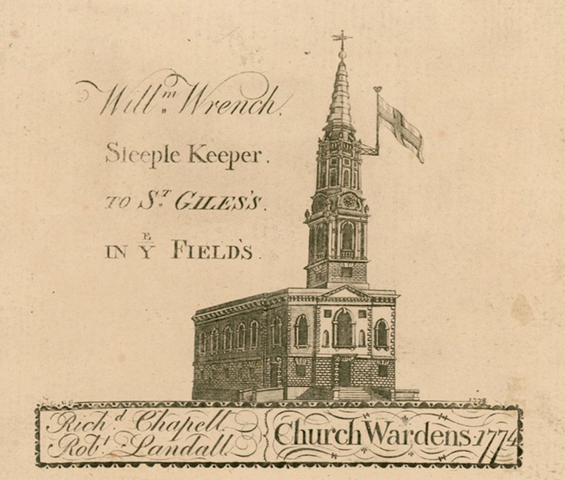 St Giles na polach, Londyn autorstwa English School
