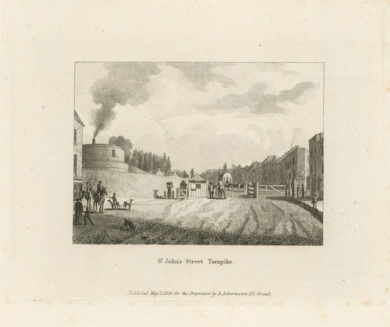 St Johns Street Turnpike autorstwa English School
