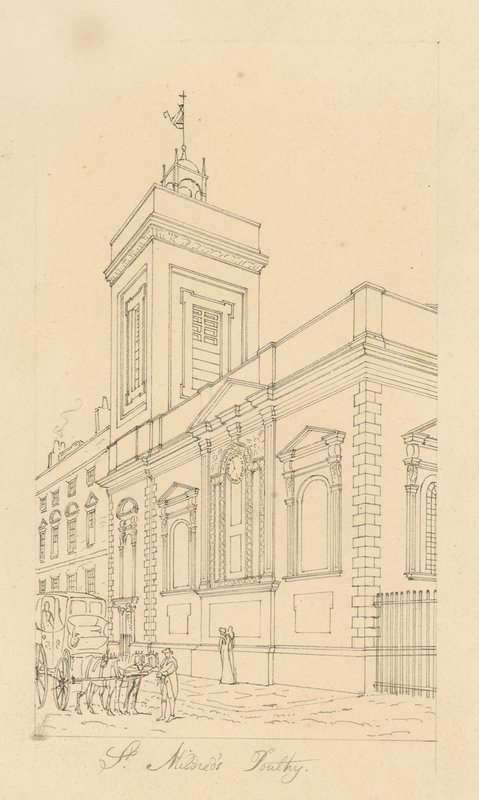 St Mildreds Drób autorstwa English School