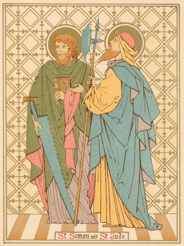 Św. Szymon i Św. Juda autorstwa English School