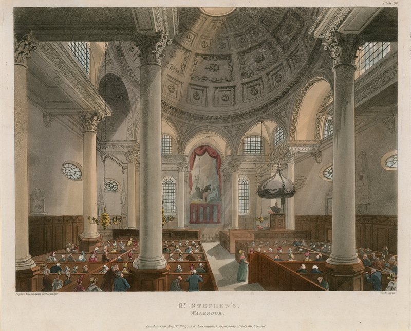 St Stephens Walbrook autorstwa English School