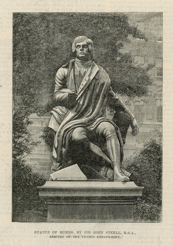 Statua oparzeń — Sir John Steell autorstwa English School