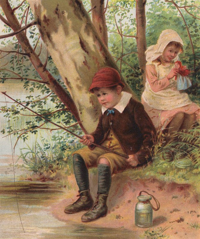 Lato (chromolitho) autorstwa English School