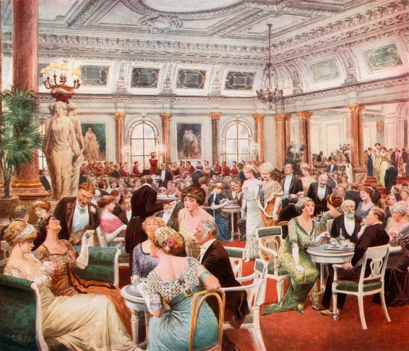 Niedzielny wieczór w Savoy autorstwa English School
