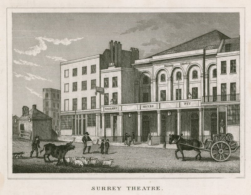 Surrey Theatre, Blackfriars Road, Londyn autorstwa English School