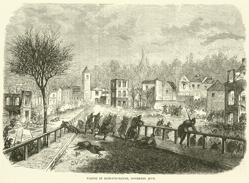 Zajęcie Brie-sur-Marne, 30 listopada, listopad 1870 autorstwa English School