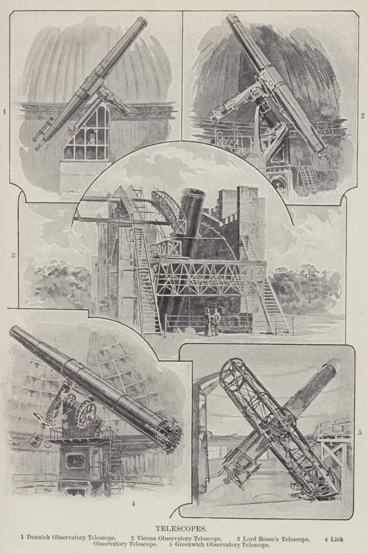 Teleskopy (grawerowanie) autorstwa English School