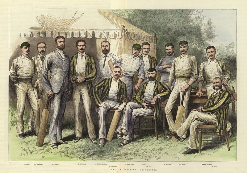 Australijscy Cricketers autorstwa English School